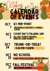 October Events Post